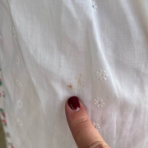 Vintage Handmade Santa Appliqué Bib Apron Christmas Holiday Lace Accents - Picture 15 of 16